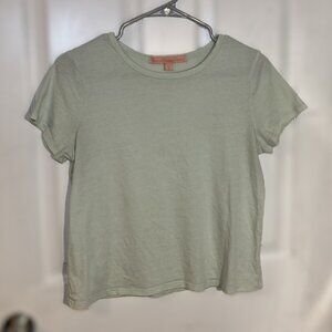 ⭐️ 3/$13 Rebellious One Mint Green Crop Top Shirt - Size Medium